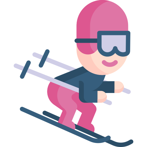 a skier on snowy mountain